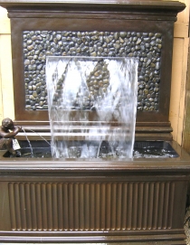 Pebbled Newington Cast Iron Finish Fountain 